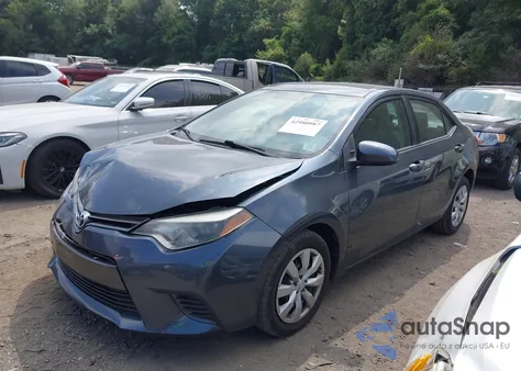 2015 Toyota Corolla Le из США, поврежденный, VIN 2T1BURHE7FC366778